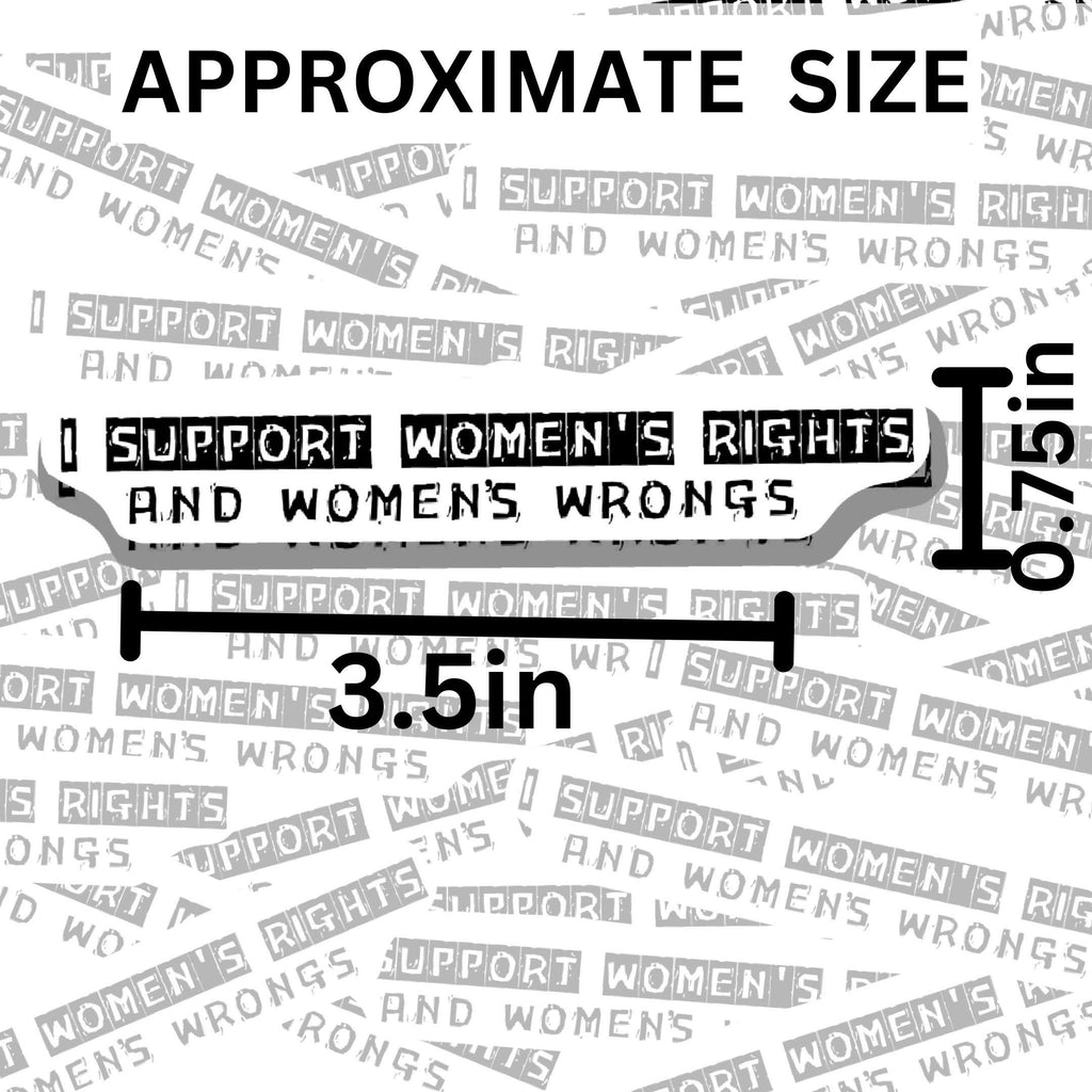 Women's Rights Vinyl Sticker: Equality, Social Justice