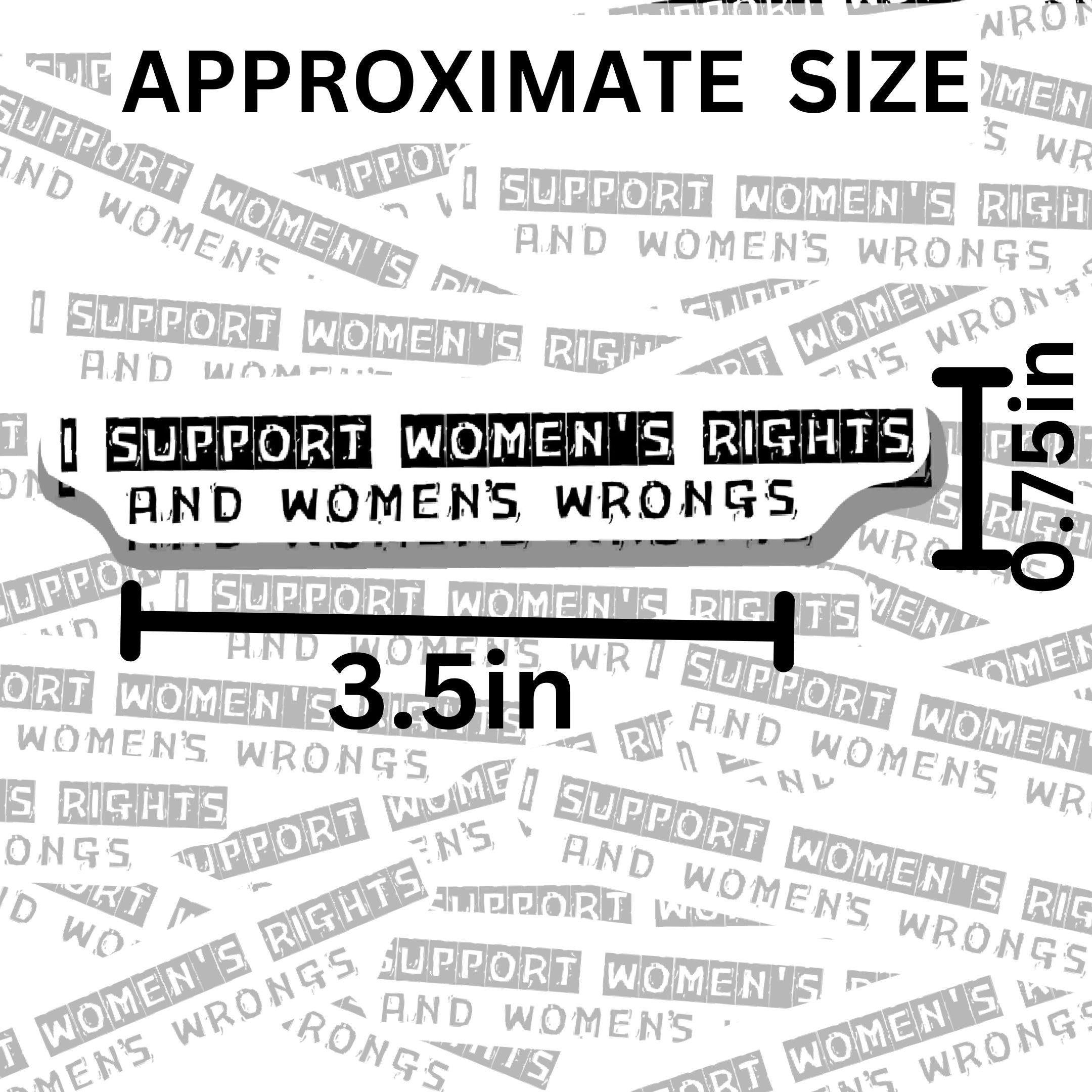 Women's Rights Vinyl Sticker: Equality, Social Justice