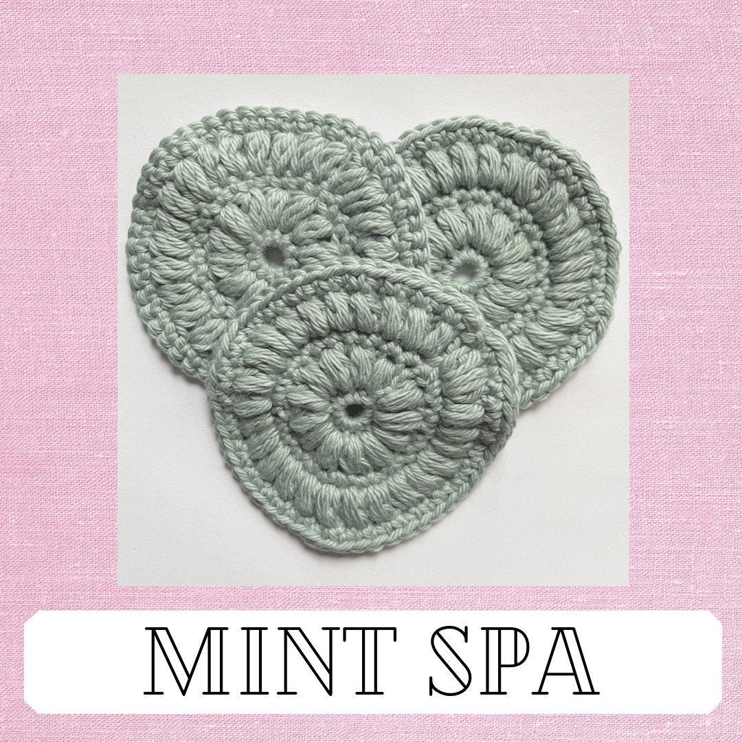 Cotton Makeup Pads, reusable makeup wipes, reusable cotton rounds, ecofriendly, handmade gift, reusable face wipes, facial cleansing rounds