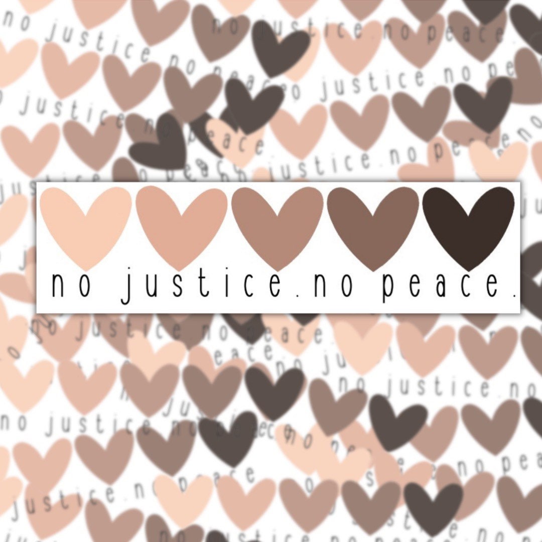 Social Justice Sticker: Black Lives Matter, Kindness, Equality
