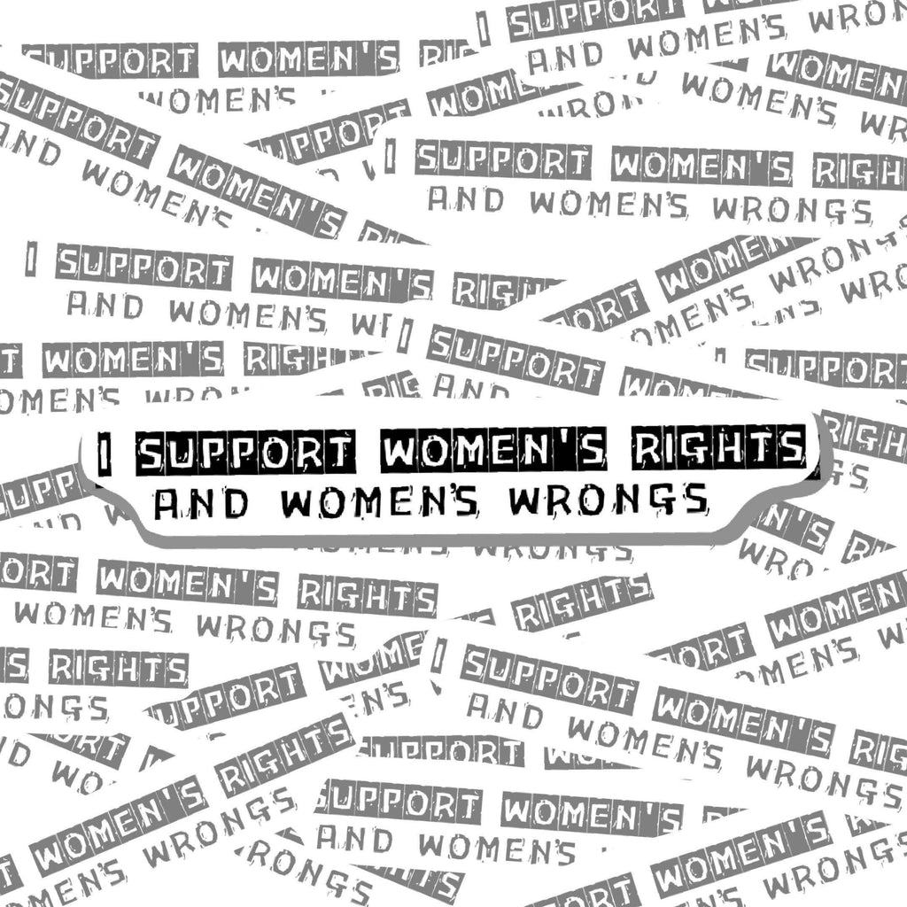 Women's Rights Vinyl Sticker: Equality, Social Justice