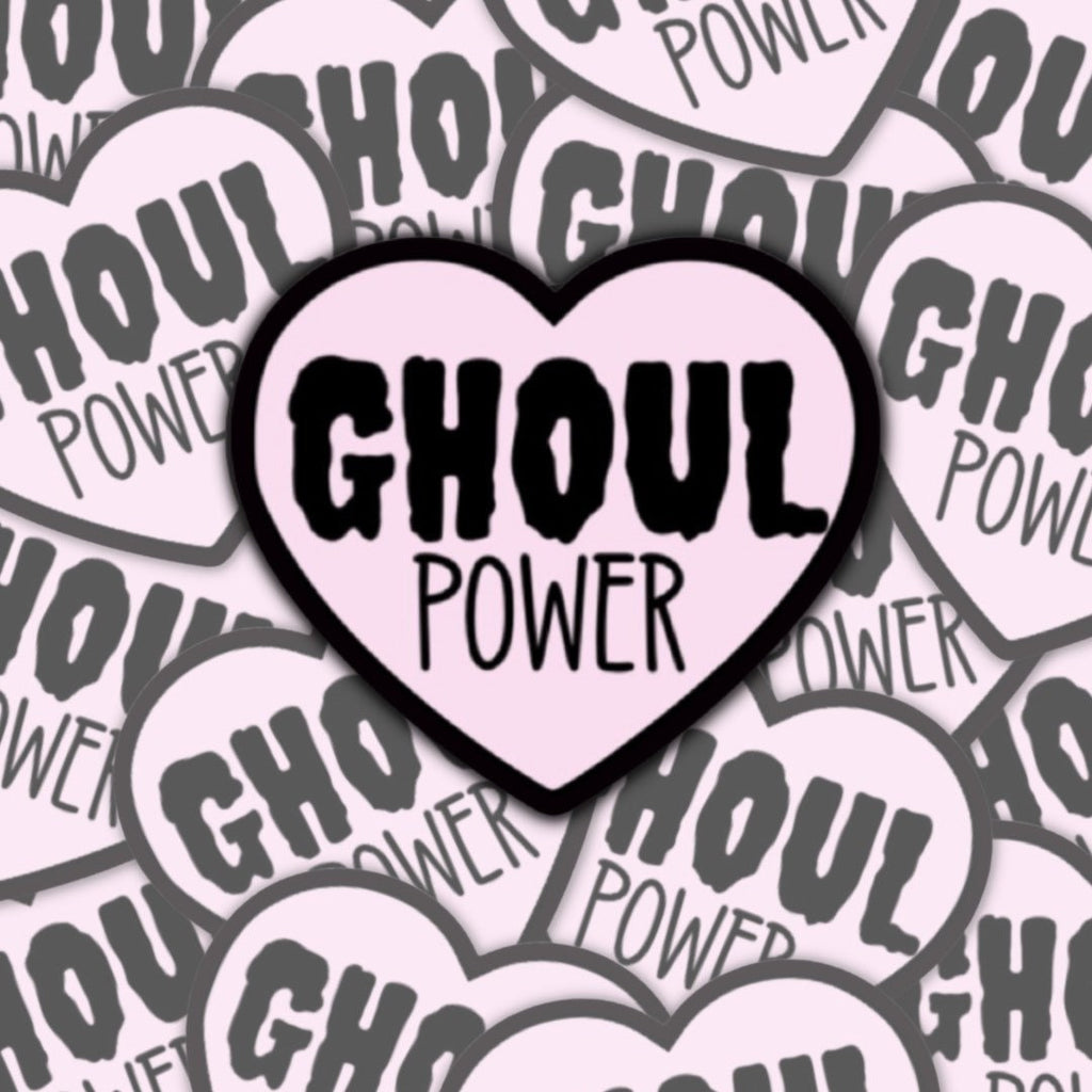 Ghoul Power Sticker: Spooky Feminist Halloween Decal