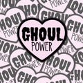 Ghoul Power Sticker: Spooky Feminist Halloween Decal