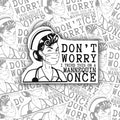 Nurse Sticker: Funny Mannequin Design, Waterproof Gift
