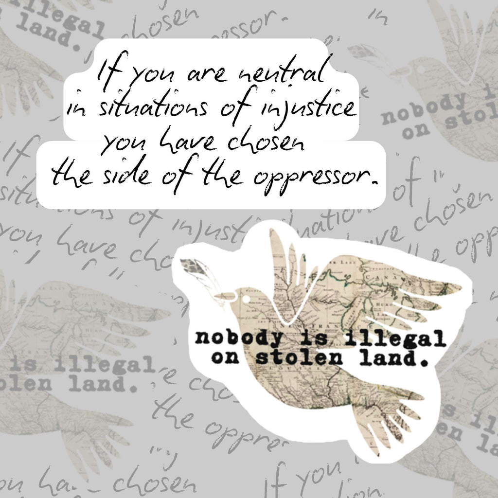 Social Justice Waterproof Sticker: Human Rights, Equality