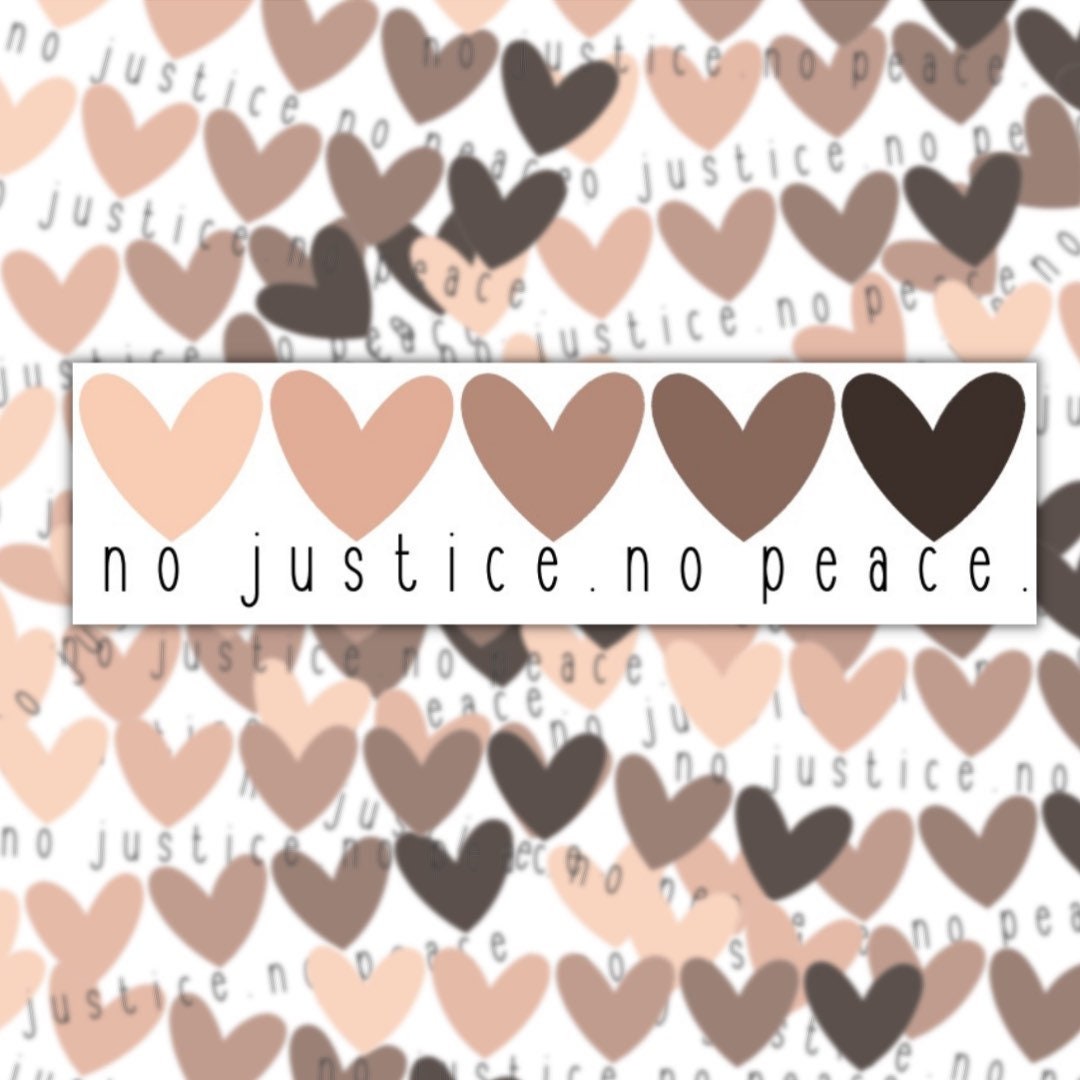 Social Justice Waterproof Sticker: Black Lives Matter, Love is Love