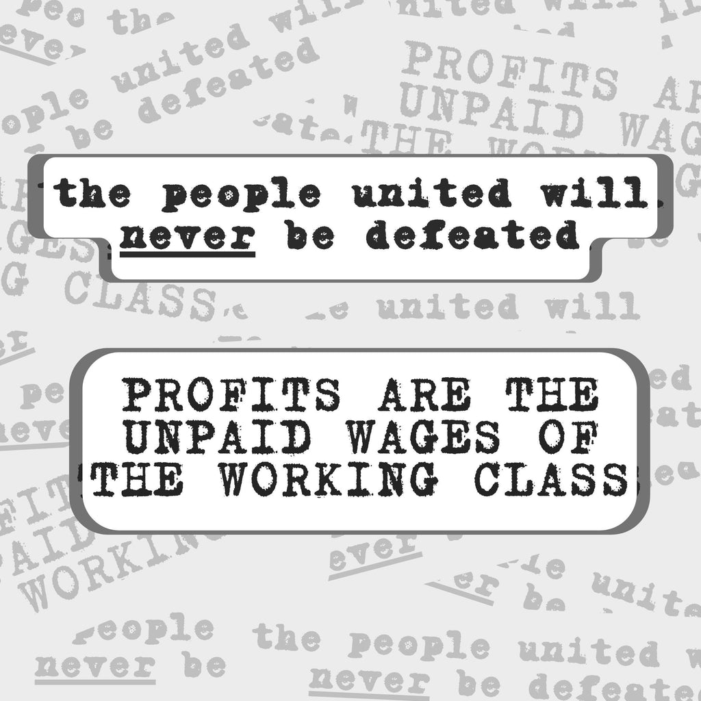 Union Vinyl Sticker: Social Justice, Labor Rights