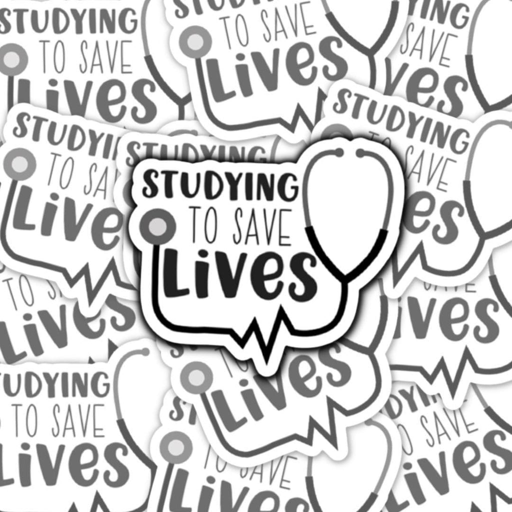 Nursing Student Sticker: Waterproof Vinyl Decal