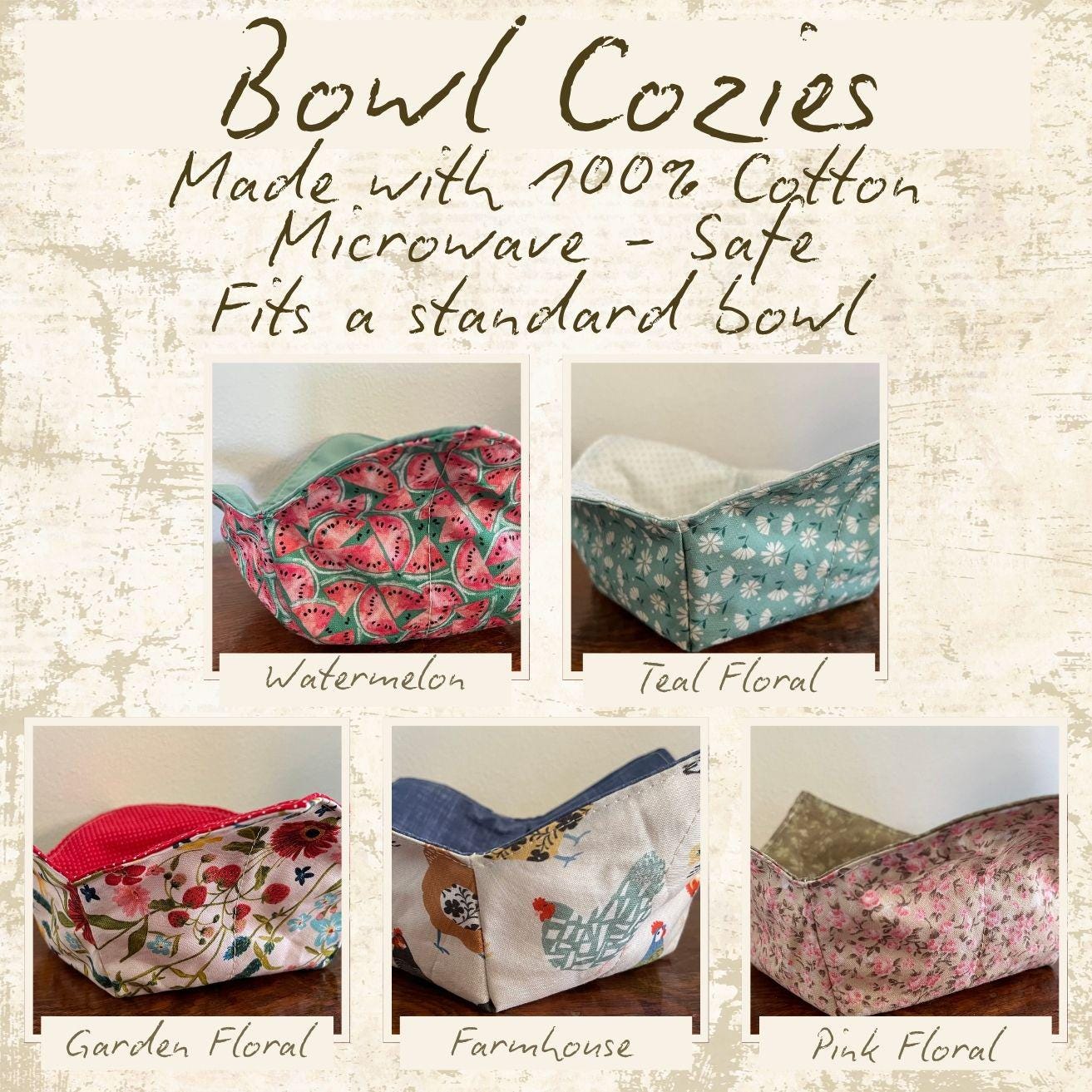 Microwave Safe Bowl Cozies
